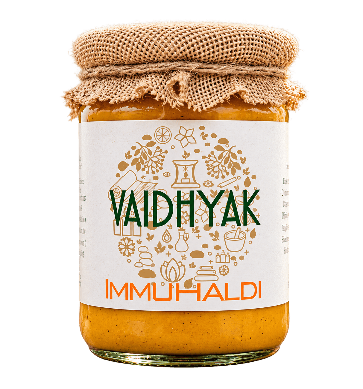 Vaidhyak ImmuHaldi Golden Turmeric Jar